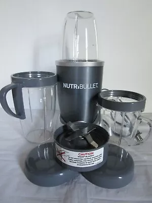 Nutribullet Magic Bullet NB-101B Set: Blender Base 2 Blades 3 Cups 2 Lids • $40