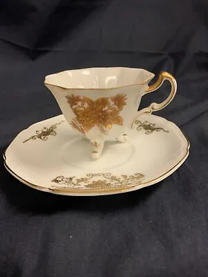 Ucagco Tea/Demitasse Cup And Saucer Gold Trim • $8.96