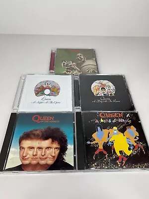 Queen Album Bundle X6 Night At Opera Night Day Races News World Magic Miracle • £52.69