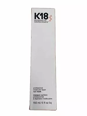 K18 Biomimetic Hairscience Pro Molecular Repair Hair Mask - 150ml / 5 Oz • $43