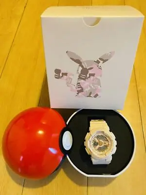 Casio G-Shock Baby G X Pokemon Pikachu Pink Digital Watch BA-110PKC-4AJR　USED • $234.99