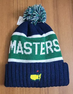 2024 Masters Toboggan Men’s Hat Augusta National Beanie Navy Green • $74.99