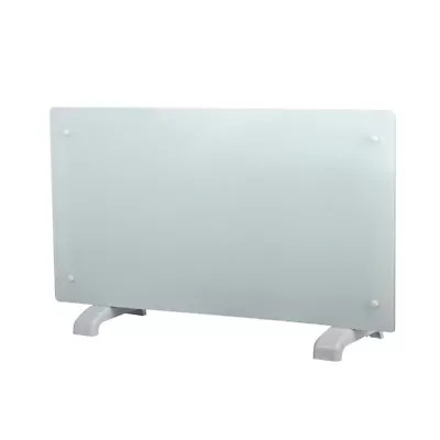£62.99 • Buy Panel Heater Radiator Electric Glass White Portable Free Standing Wall Mounted