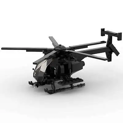 £69.45 • Buy Custom LEGO MH-6 Little Bird Helicopter (Based Off Of Brickmania's Design)
