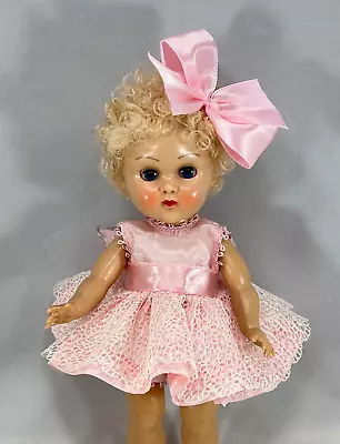 VINTAGE GINNY Vogue Tagged Pink & Lacy Dress W-Panties & Hair Bow (No Doll) • $25