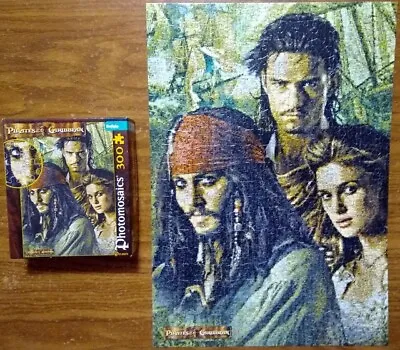 BUFFALO Photomosaics PIRATES OF THE CARIBBEAN 300-Pc Puzzle 15” X 21.25” • $5.88