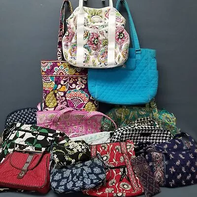 Bulk Assorted Vera Bradley DIY Craft Redesign Repair Purses Duffel Bags+ Lot • $45