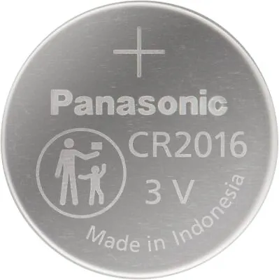 Panasonic CR2016 Lithium Coin Cell 2016 3V Battery Car Key Fobs Toys Remote • £3.85