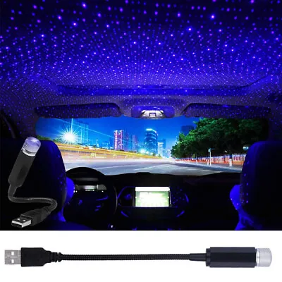 Car Interior USB Atmosphere Star Sky Lamp Ambient Star Night Lights Accessories • £5.03