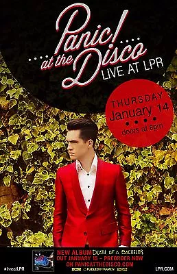 PANIC! AT THE DISCO 2016 NYC CONCERT TOUR POSTER-Pop Rock/PunkBaroque Pop Music • $24.81