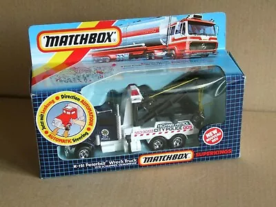 Matchbox SuperKings  K 121 Peterbilt Wreck Truck • £33