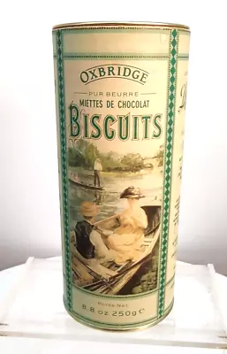 Oxbrdige Pure Butter Chocolate Chip Biscuits VTG Container  TGreat Kitchen Décor • $8