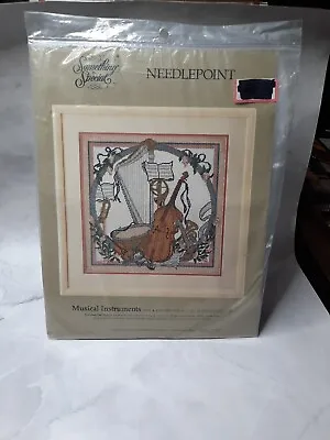 Candamar Something Special Needlepoint Kit Musical Instruments 30581 Vintage • $24.99