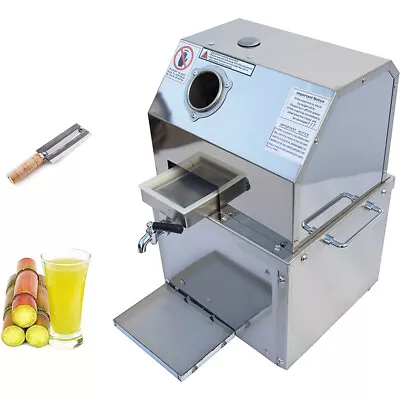 110V Desktop Sugar Cane Juicer Press Machine Sugarcane Juice Extractor 304SS New • $488.61