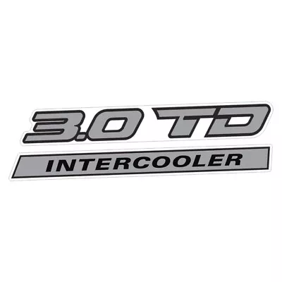 3.0 Td Intercooler Tailgate Decal  : Isuzu D-max (2012-2018) • $25