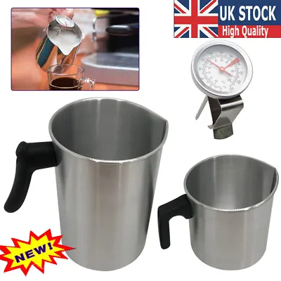 £6.90 • Buy Wax Melting Pot Pouring Pitcher Jug Large Aluminium Pot Candle Soap Making PA