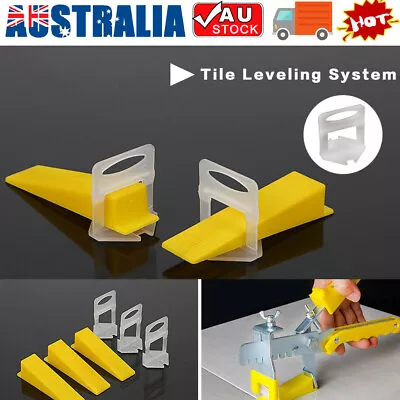 500-4000x Tile Leveling System Clips Levelling Spacer Tiling Tool Floor Wall • $12.69