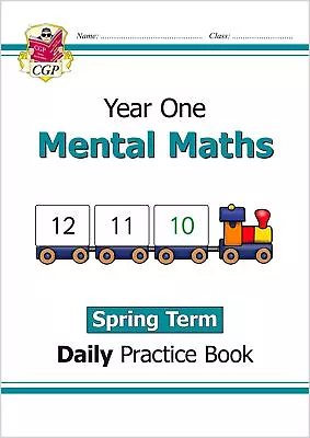 KS1 Mental Maths Year 1 Daily Practice Book: Spring Term (CGP Year 1 Daily Work • £6.44