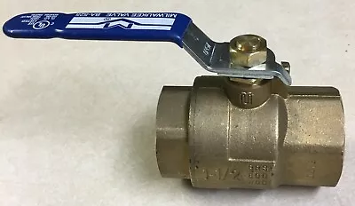 Milwaukee BA-525 1-1/2  Full Port NPT Forged Brass Ball Valve 600 WOG • $14.99