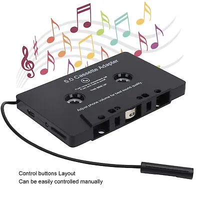 £12.91 • Buy Car BT5.0 Cassette Adapter Tape Converter Music MP3 Player For REL