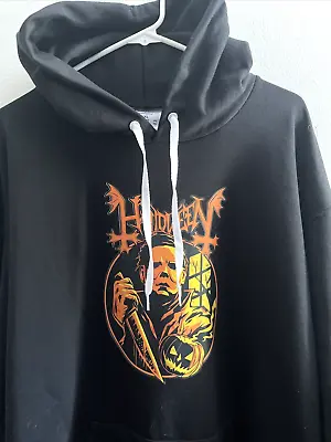 Halloween Hoodie Size XL Horror Michael Myers Champion Brand Sweatshirt • $14.99