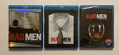 LOT 3 SEASONS Mad Men: Complete Season One + Two + Three (NEW) On Blu-ray VGC • $13.50