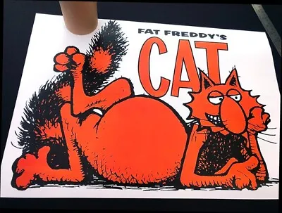 Fat Freddy's Cat Poster A2 Size - Fabulous Furry Freak Brothers • £5.99