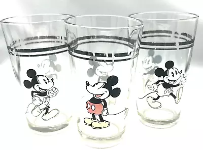 Vintage Mickey Mouse Tumblers Set Of 3 They Are Numbered 1 Is Rare • $5