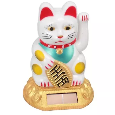 Lucky Cat Decoration Waving Arm Energy Saving Chinese Cat Decoration For Home • $15.27