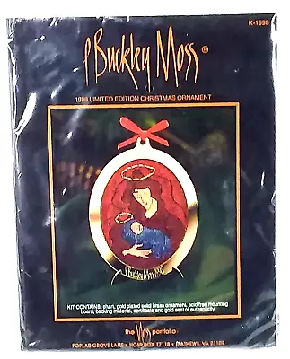 Christmas Ornament Cross Stitch Kit P Buckley Moss 1998 Ltd Edition Jesus/Mary • $13.95