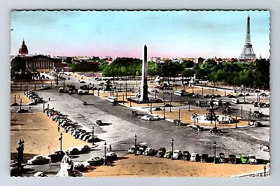 Paris-France One Of Famous Public Square Eiffel Tower Vintage Card Postcard • $7.99