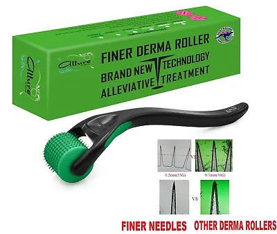 $19.95 • Buy DERMA ROLLER 0.5mm Anti Aging Hair Loss Finer Titanium Micro Needles Dermaroller