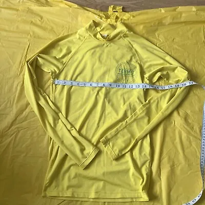 £4 • Buy Yellow Long Sleeve SPF 50+ Shirt Top Size M Sun Protection Sailing Surfing 