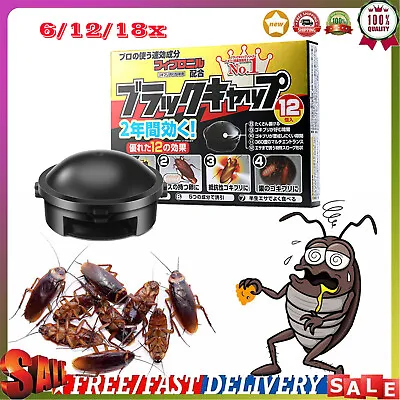 6/12/18Pcs Roach Killing Bait And Gel Cockroaches Beetles Insect Killer • £7.69