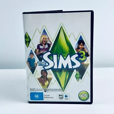 The Sims 3  Game- PC MAC DVD ROM Complete With Manual Simulation Game • $8.49