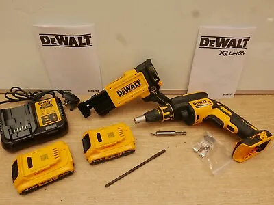 £249.89 • Buy DeWALT DCF620D2k XR 18V Collated Drywall Screwdriver Kit 2 X 2 AH + Tstak Case