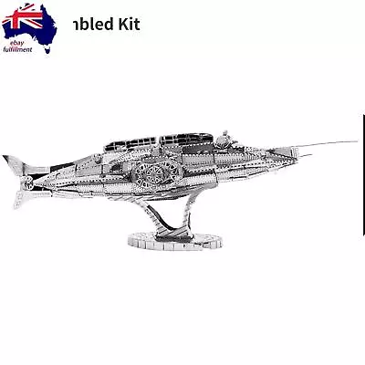 1:100 3D Metal Kits Nautilus Nuclear Submarine Model Unassembled Kit Collection • $22.95