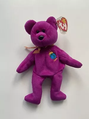 TY Beanie Baby ‘Millenium’ Very Collectable With Tag And Protector. • £124