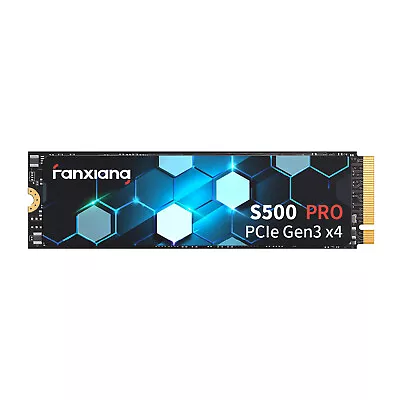 Fanxiang S500PRO 256GB M.2 PCIe 3.0 X 4 NVMe SSD Solid State Drive 3500MB/S • £22.99