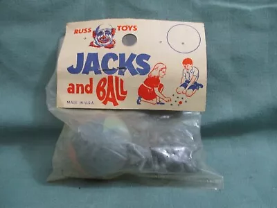 Vintage Ross Toys Jacks & Ball Set NIP • $7