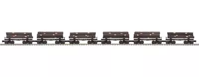 MTH 20-92335 O West Virginia Pulp & Paper Premier 6-Car Skeleton Flat Car Set • $445.95