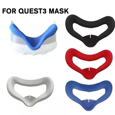 VR Face Silicone Cover Mask For Oculus 3 Headset Face Cushion Pad P3G2 • $10.10