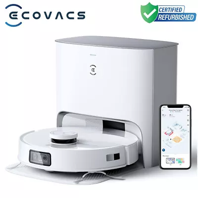 ECOVACS DEEBOT T10 Plus Robot Vacuum & Mop Auto-Empty Air Freshener Refurbished • $299.99