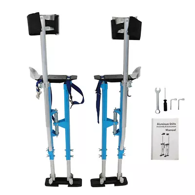 Painting Stilt 36  - 48  Drywall Stilts Adjustable Aluminum Alloy Tool Blue • $248.69