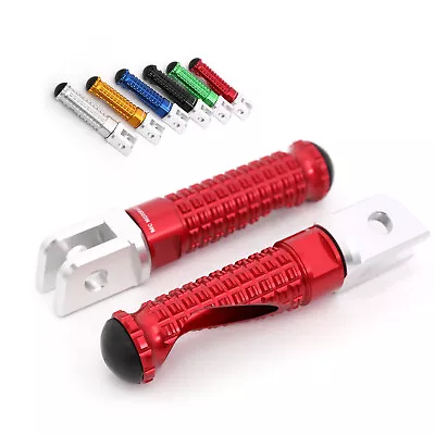 Red CNC Front Foot Pegs MPRO For Yamaha YZF R1 00-06 07 08 09 10 11 12 13 14 • $44.71