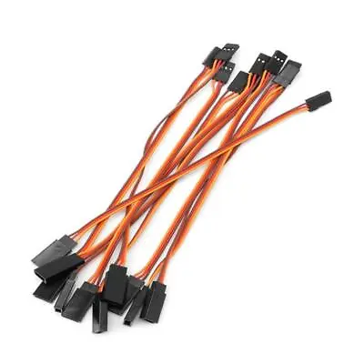 20pcs 10cm 100mm Male To Female JR Plug RC Servo Extension Lead Wire Cable  • $9.99