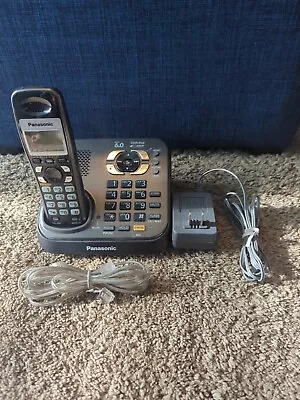 Panasonic KX-TG9341T 1.9 GHz Single Line Cordless Phone (Complet With All Cords) • $10