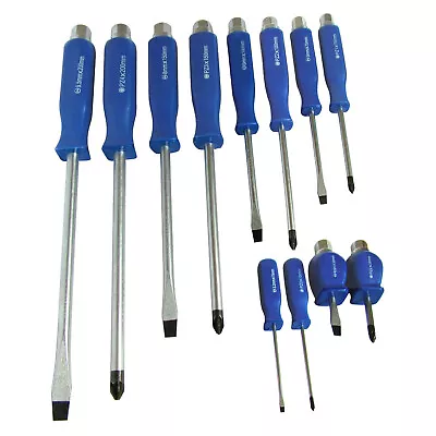 Magnetic Screwdrivers Set Hex Impact Bolster Handles Mechanics Engineers 12pc • £12.99