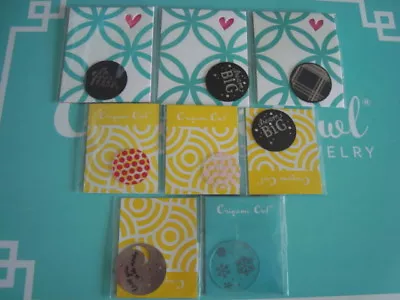 Authentic Origami Owl  Your Choice  Of Plates For Lockets  New  #2  + A  • $4.95