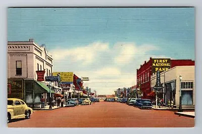 $9.99 • Buy Las Cruces NM-New Mexico, Main Street, Advertisement, Antique Vintage Postcard